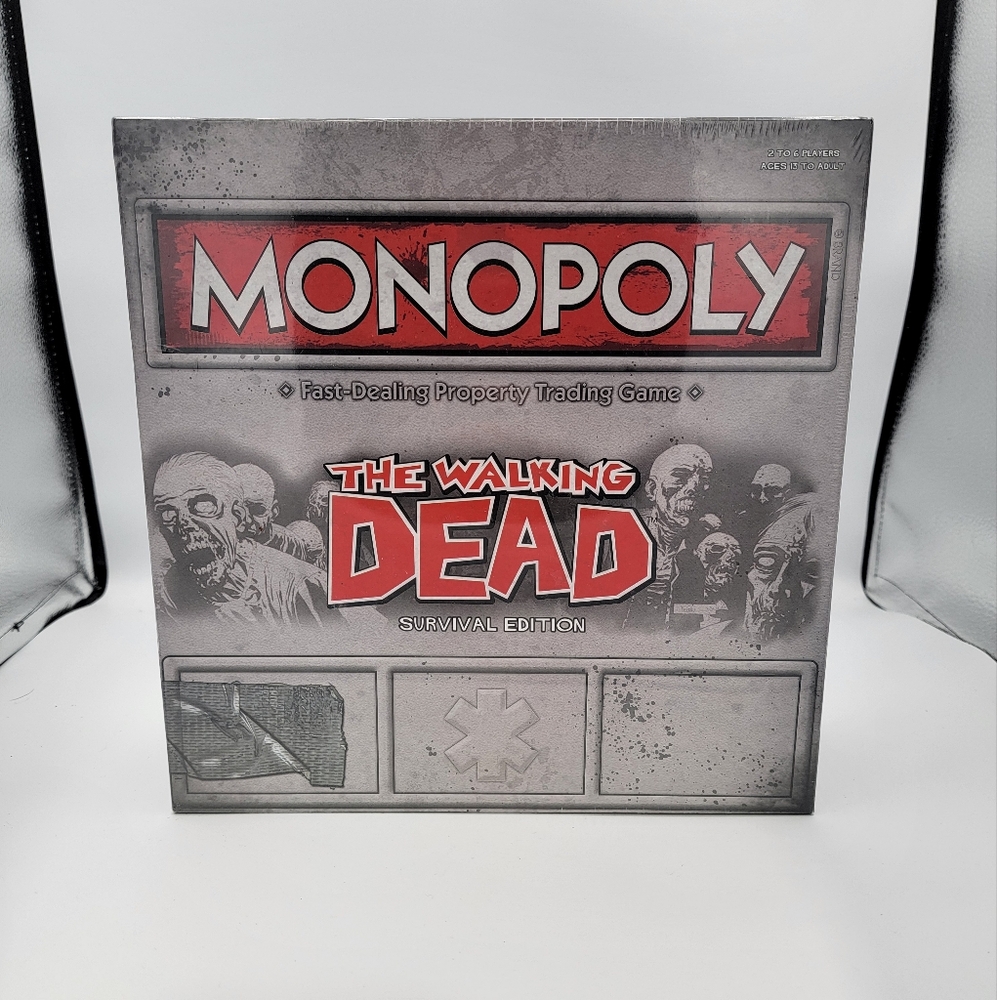 Monopoly: The Walking Dead (Survival Edition. Sealed!